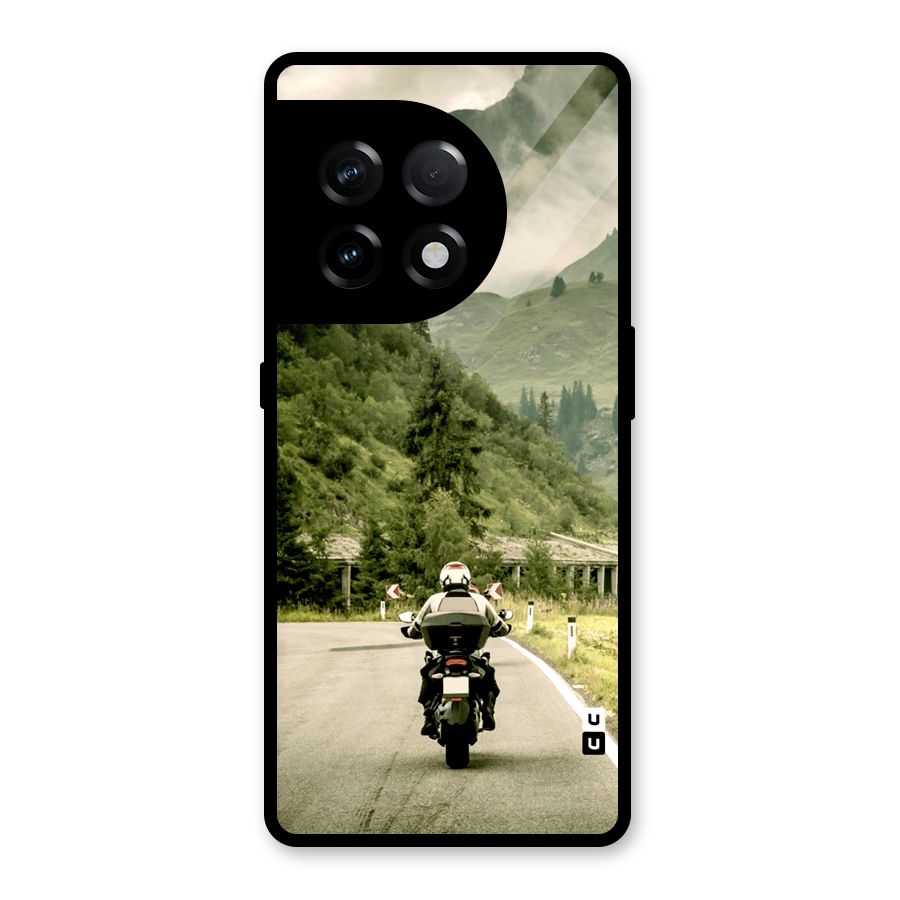 Nature Bike Glass Back Case for OnePlus 11R