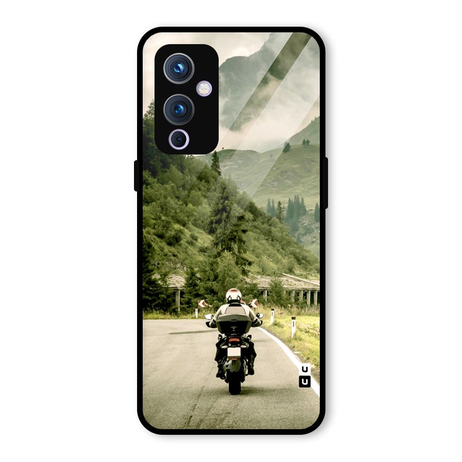 Nature Bike Glass Back Case for OnePlus 9