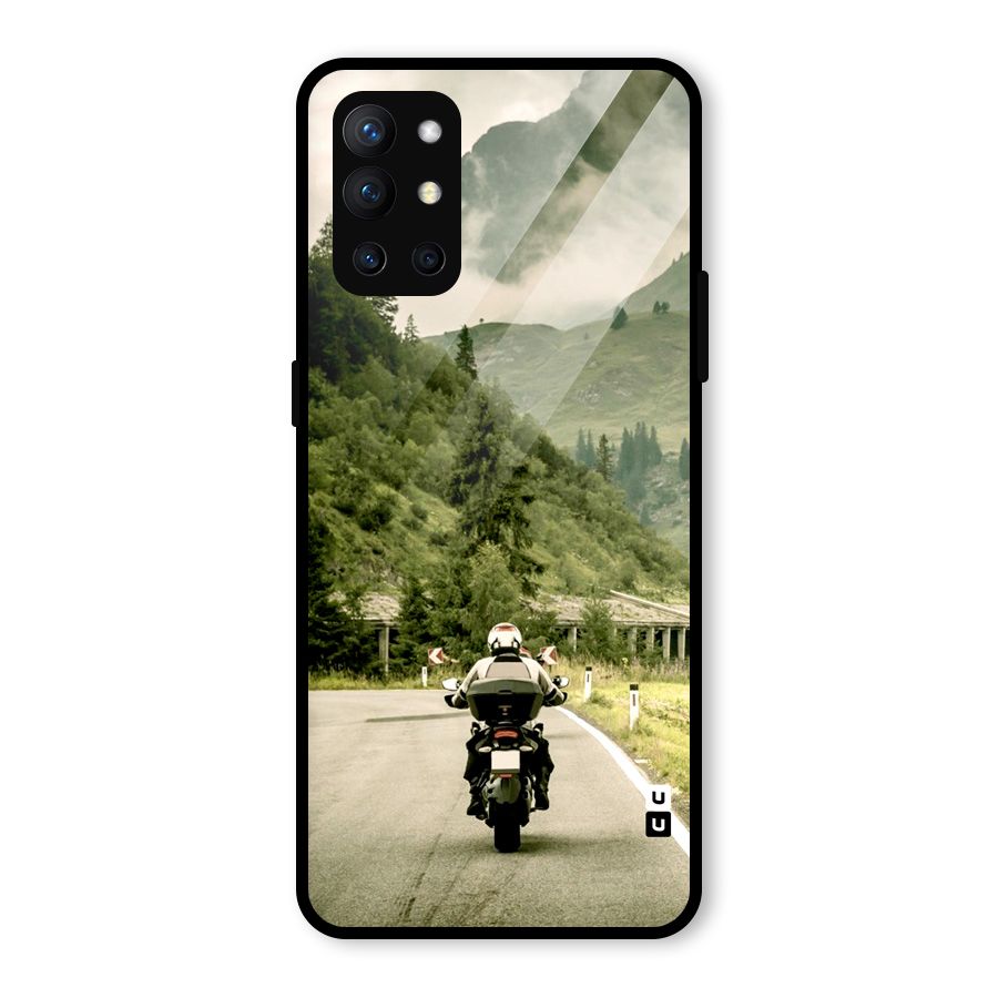 Nature Bike Glass Back Case for OnePlus 9R