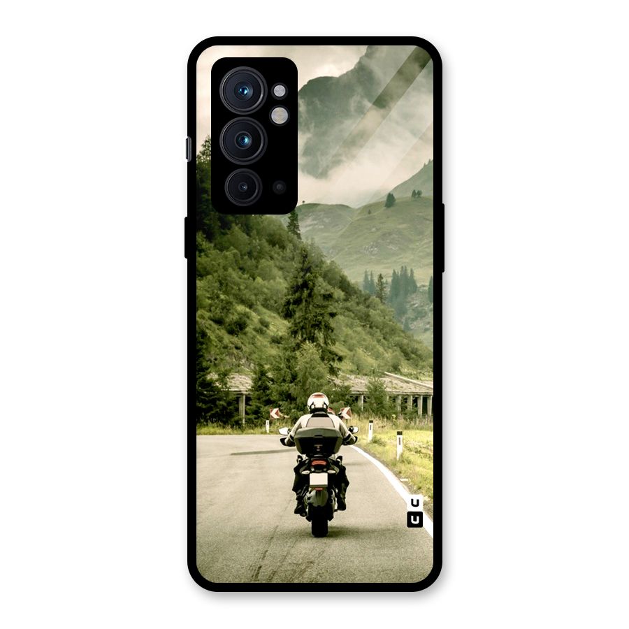 Nature Bike Glass Back Case for OnePlus 9RT 5G