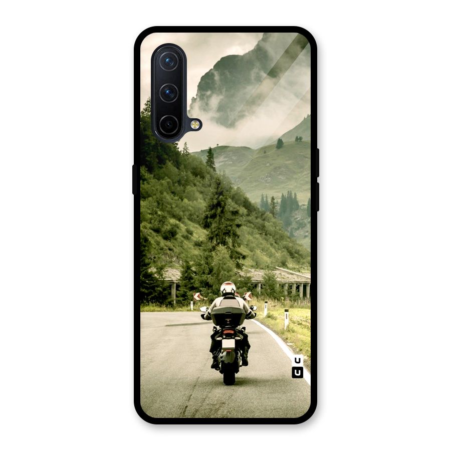Nature Bike Glass Back Case for OnePlus Nord CE 5G