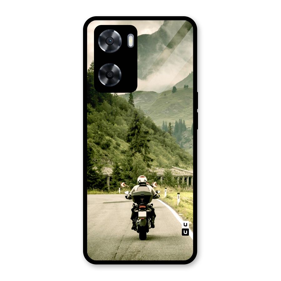 Nature Bike Glass Back Case for OnePlus Nord N20 SE
