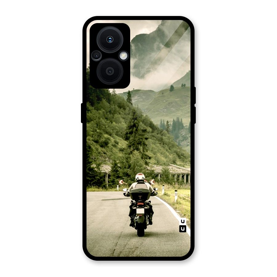 Nature Bike Glass Back Case for Oppo F21s Pro 5G