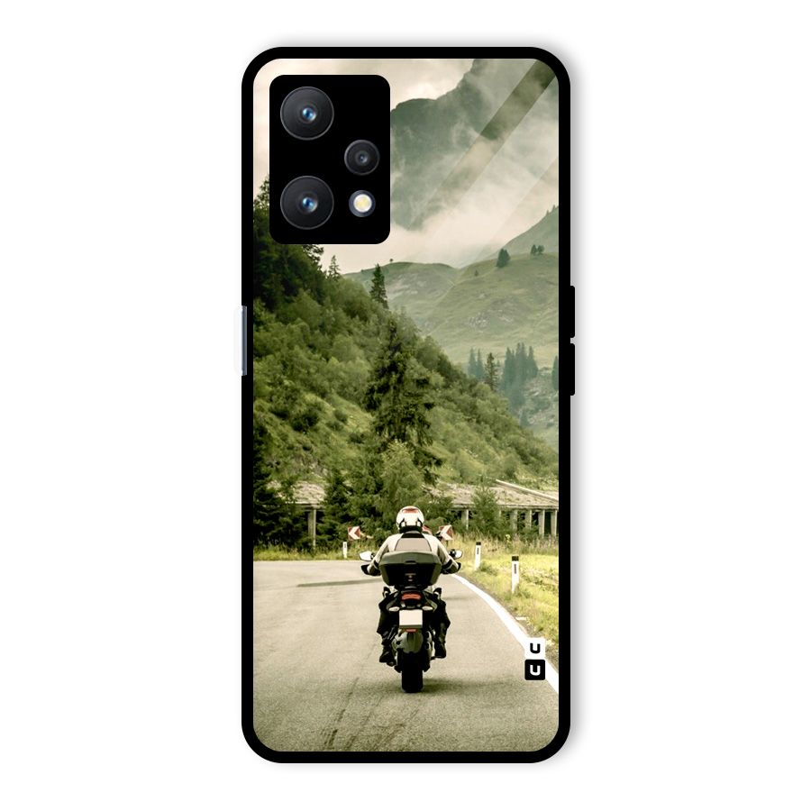Nature Bike Glass Back Case for Realme 9 Pro 5G