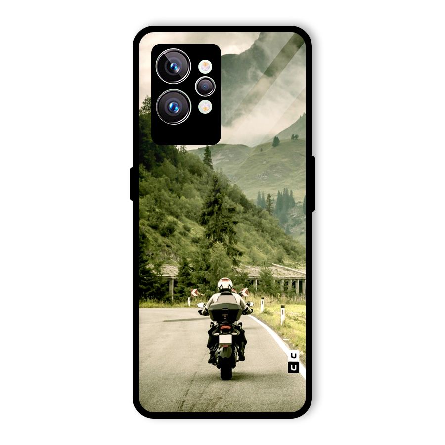 Nature Bike Glass Back Case for Realme GT2 Pro