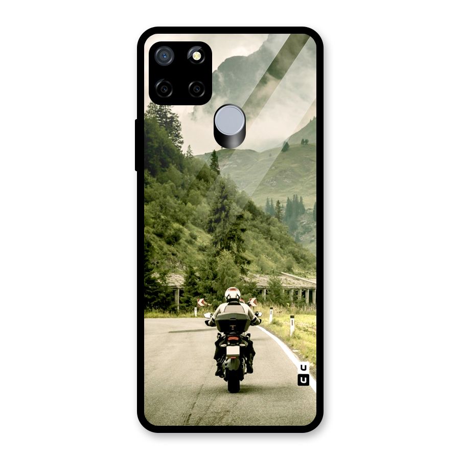 Nature Bike Glass Back Case for Realme Narzo 30A