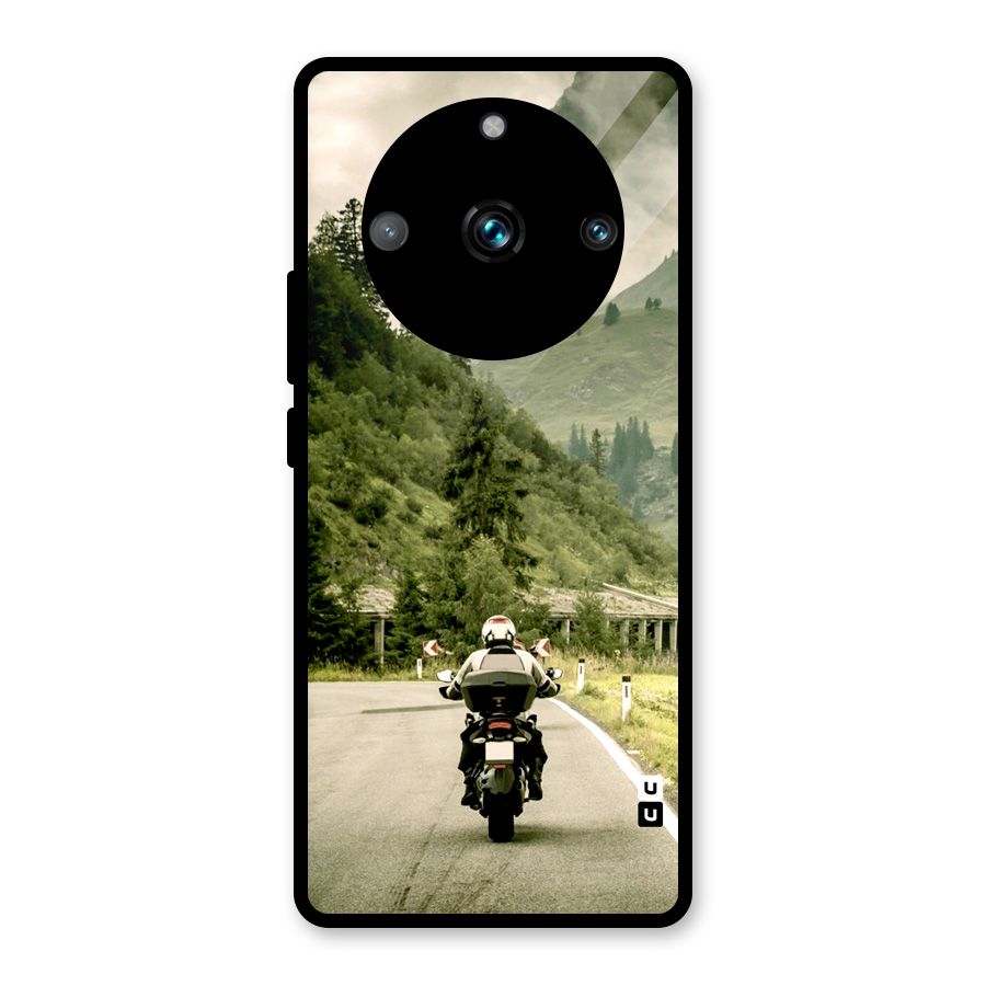 Nature Bike Glass Back Case for Realme Narzo 60 Pro
