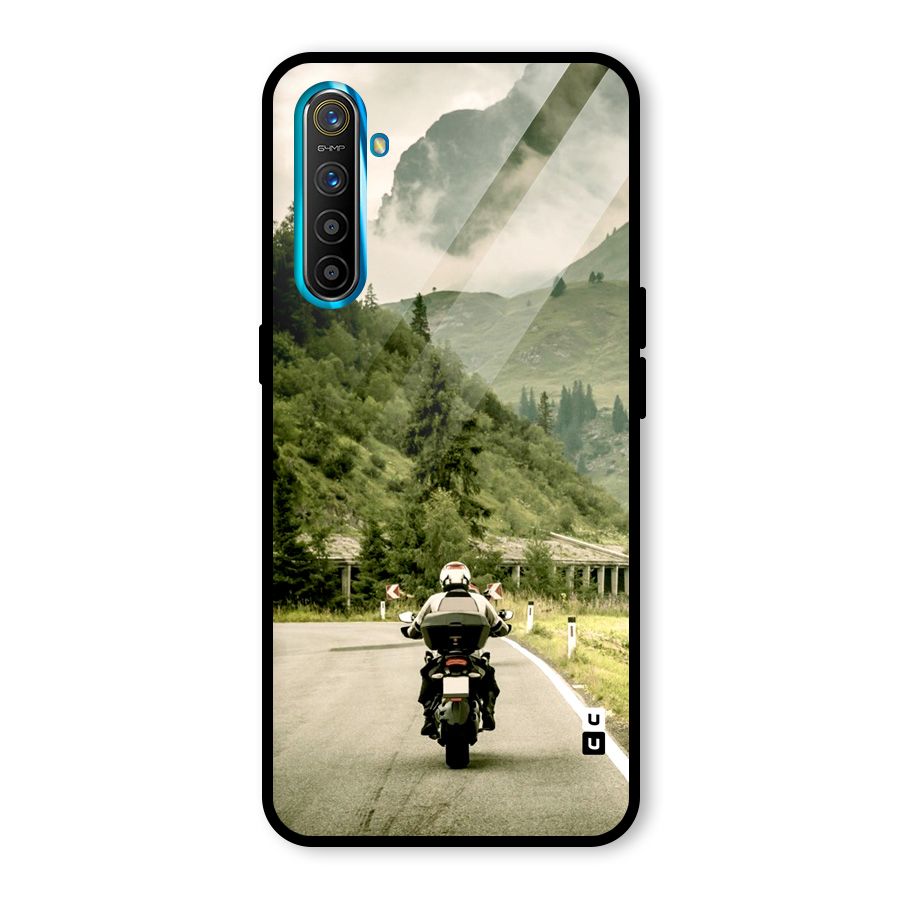 Nature Bike Glass Back Case for Realme X2
