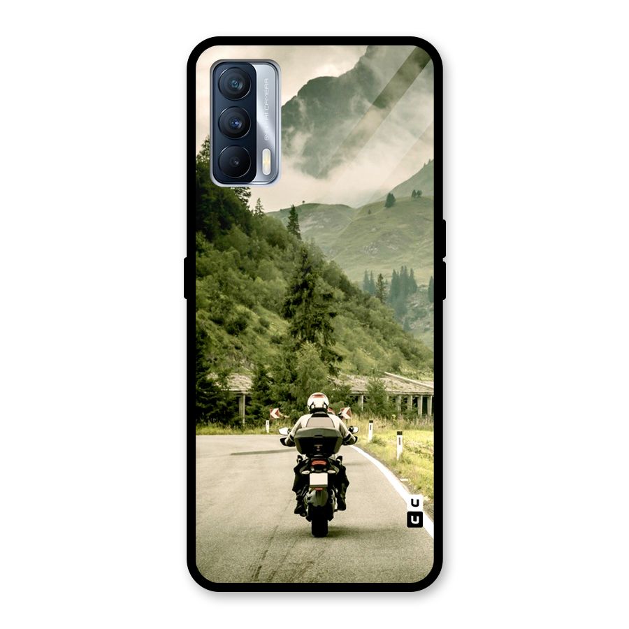 Nature Bike Glass Back Case for Realme X7