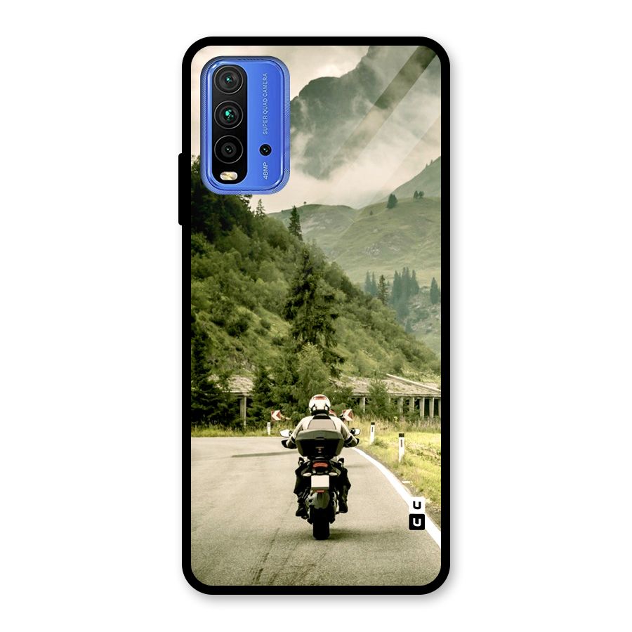 Nature Bike Glass Back Case for Redmi 9 Power