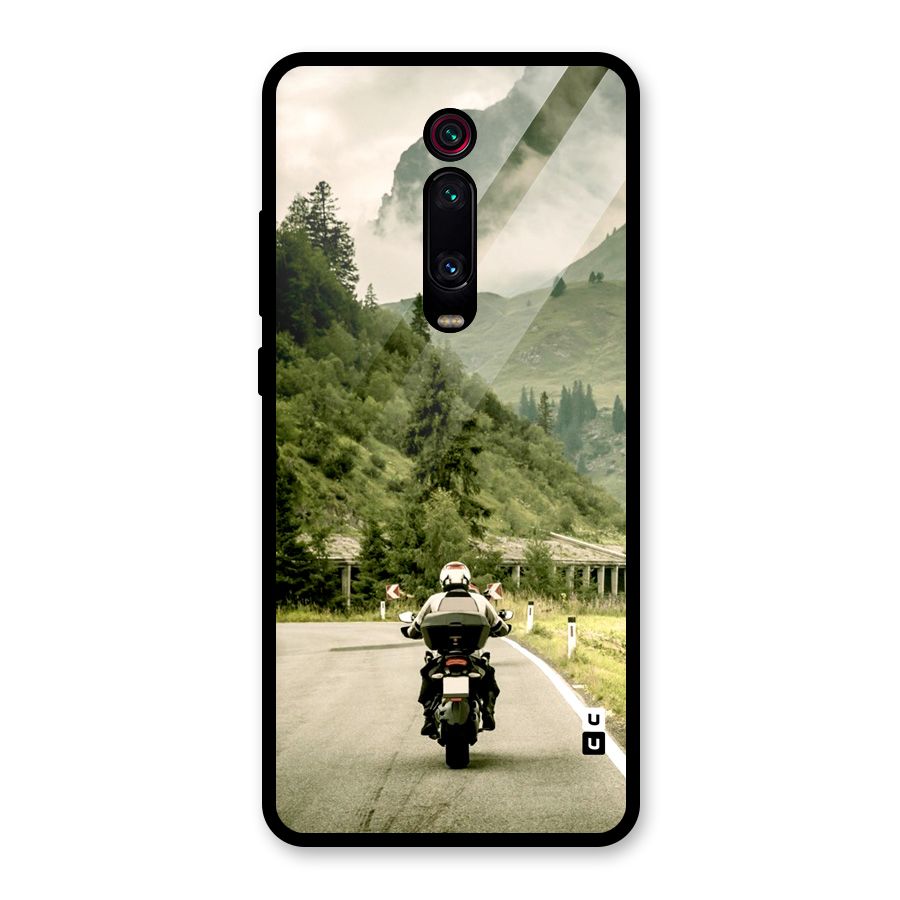 Nature Bike Glass Back Case for Redmi K20