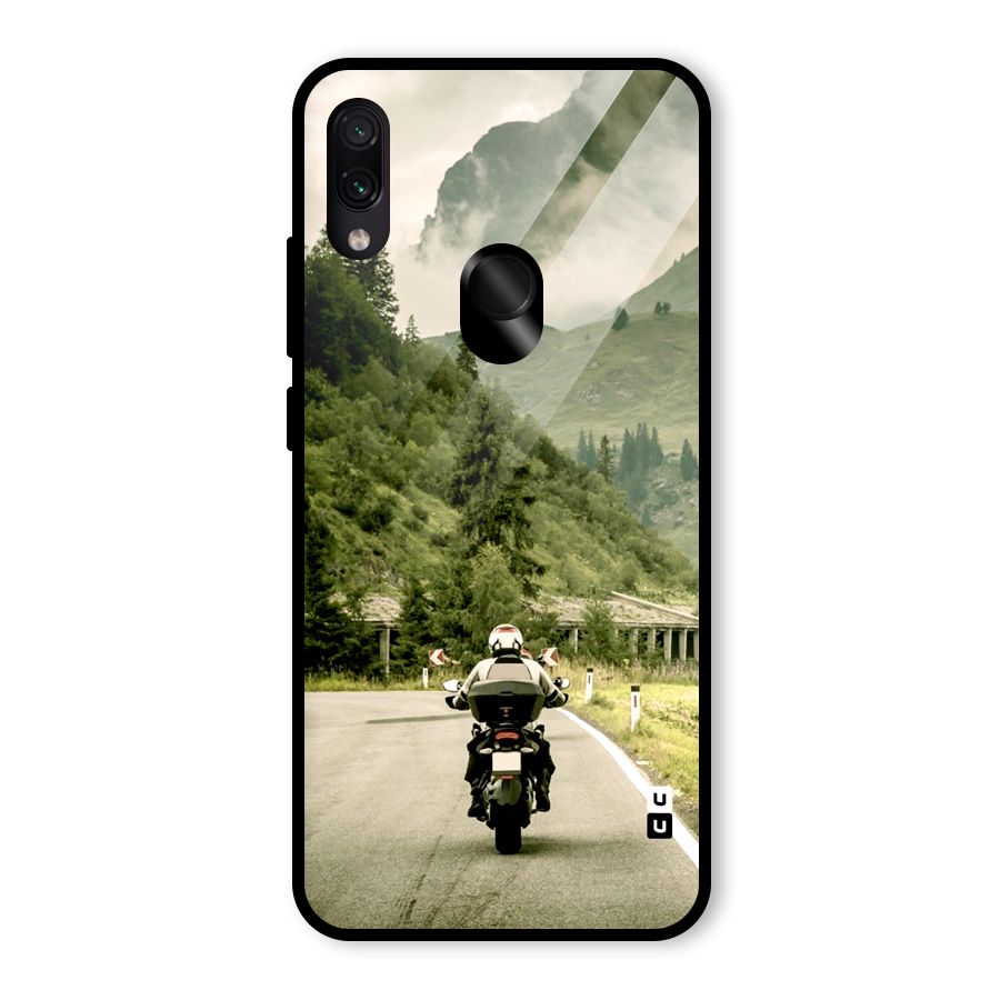 Nature Bike Glass Back Case for Redmi Note 7S