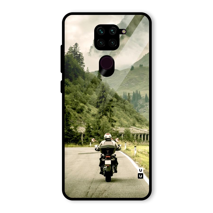 Nature Bike Glass Back Case for Redmi Note 9