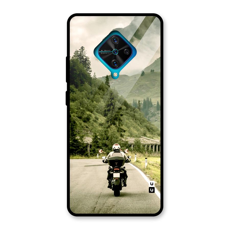 Nature Bike Glass Back Case for Vivo S1 Pro