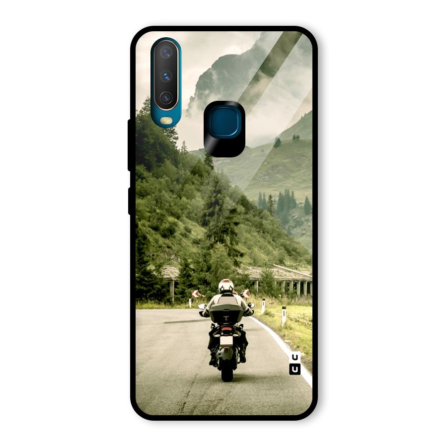 Nature Bike Glass Back Case for Vivo U10