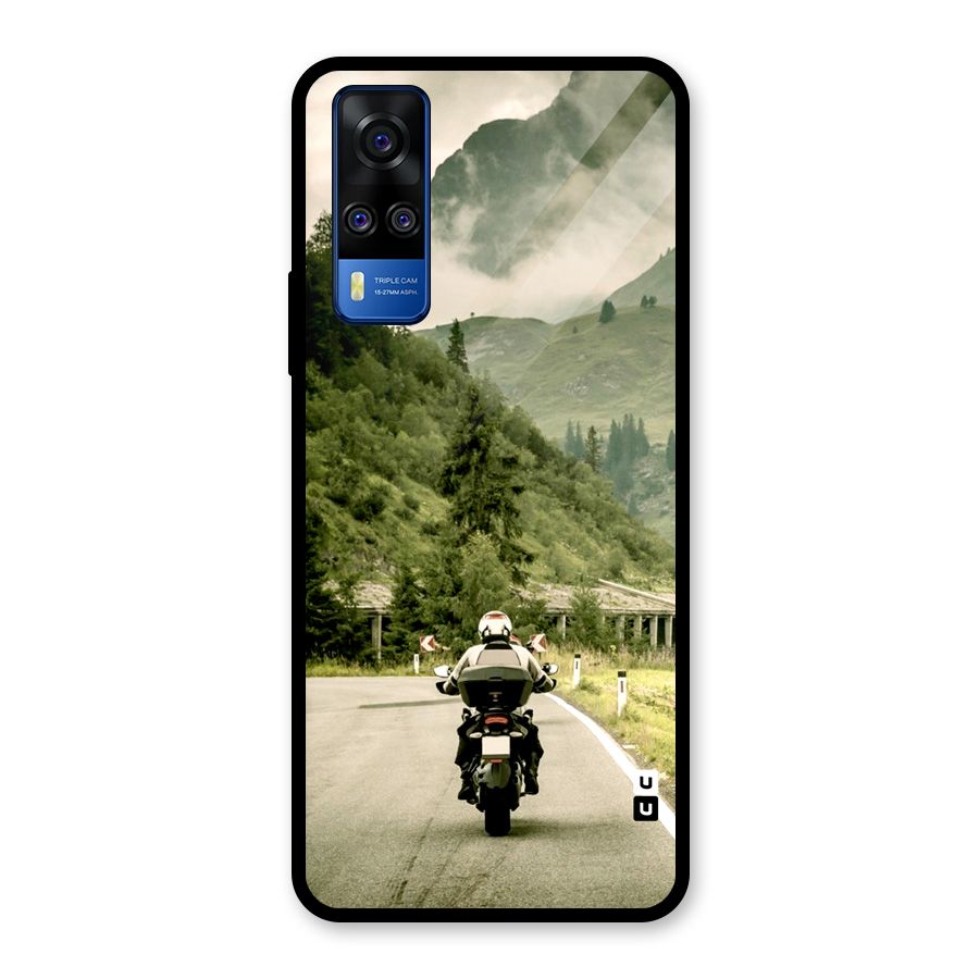 Nature Bike Glass Back Case for Vivo Y31
