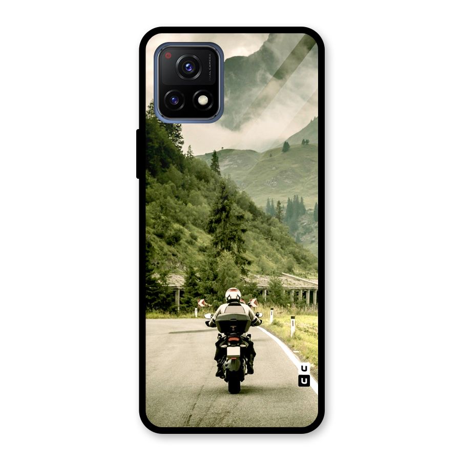 Nature Bike Glass Back Case for Vivo Y72 5G