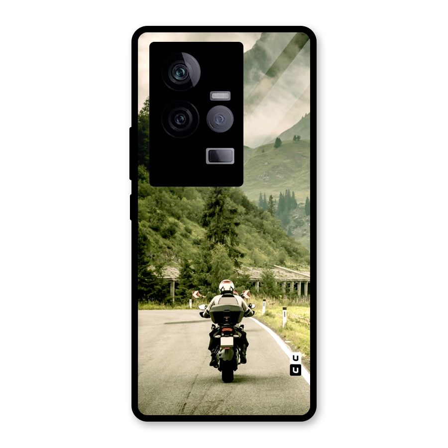 Nature Bike Glass Back Case for Vivo iQOO 11 5G