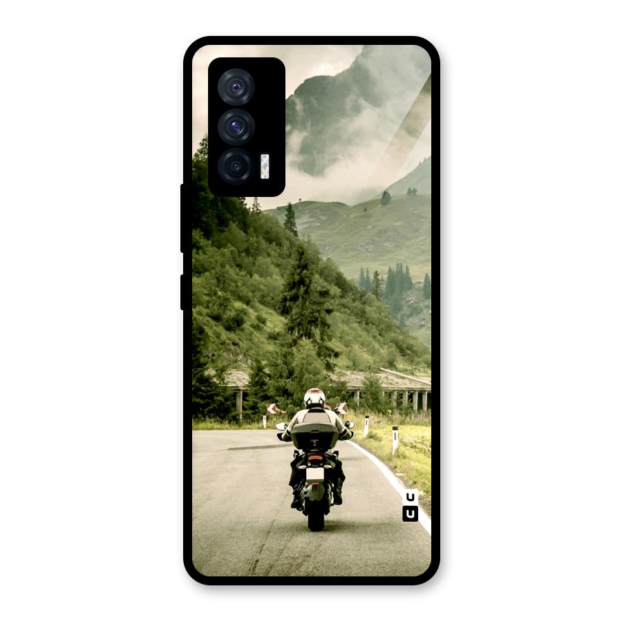 Nature Bike Glass Back Case for Vivo iQOO 7 5G