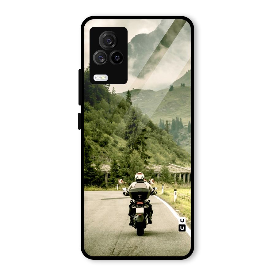 Nature Bike Glass Back Case for Vivo iQOO 7 Legend 5G
