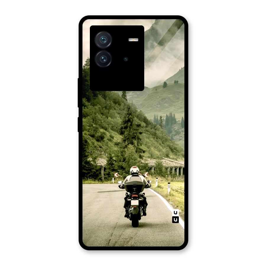 Nature Bike Glass Back Case for Vivo iQOO Neo 6 5G