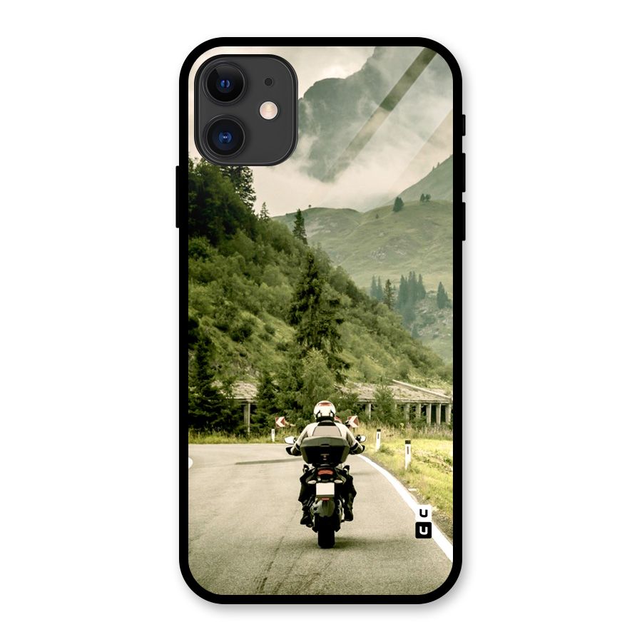 Nature Bike Glass Back Case for iPhone 11