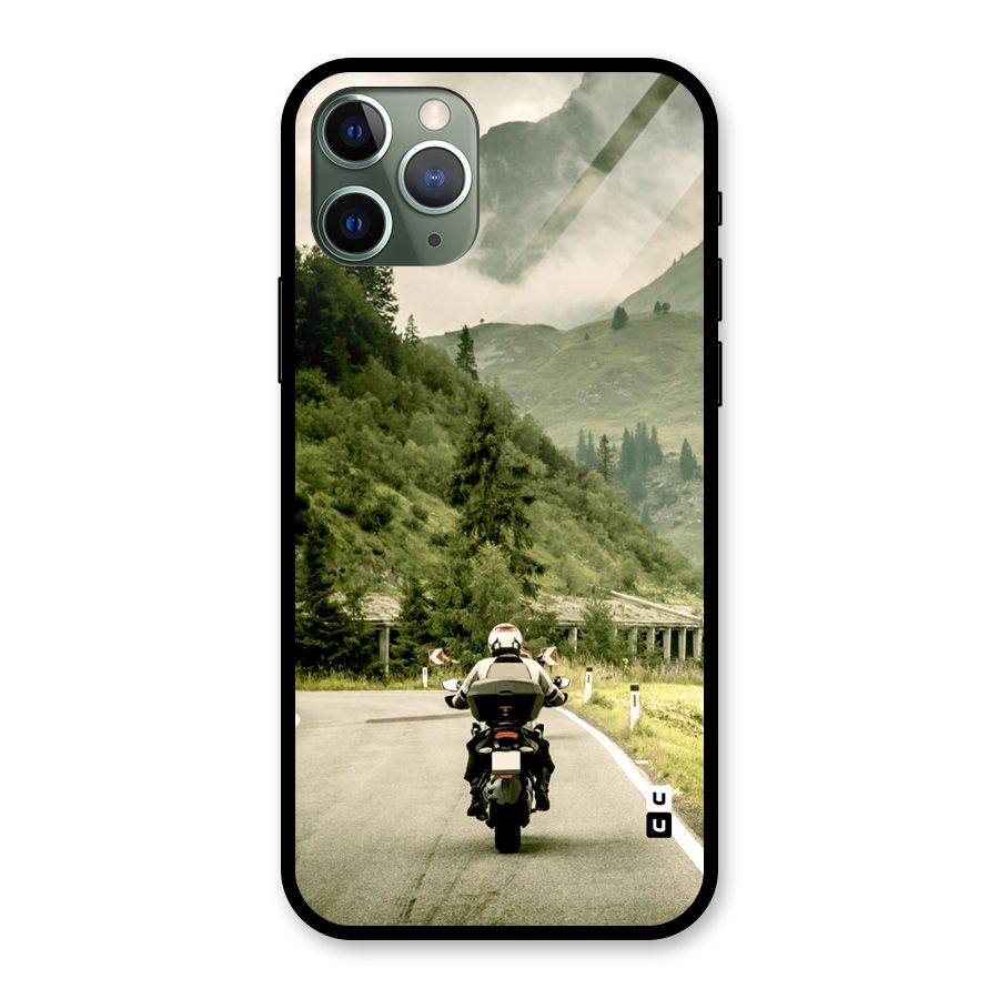 Nature Bike Glass Back Case for iPhone 11 Pro
