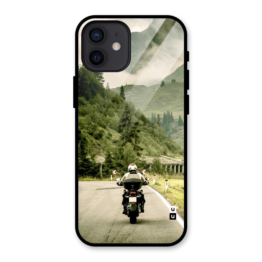 Nature Bike Glass Back Case for iPhone 12