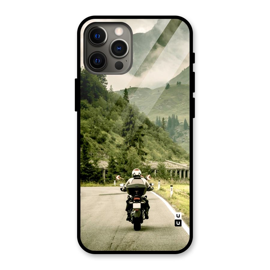 Nature Bike Glass Back Case for iPhone 12 Pro Max