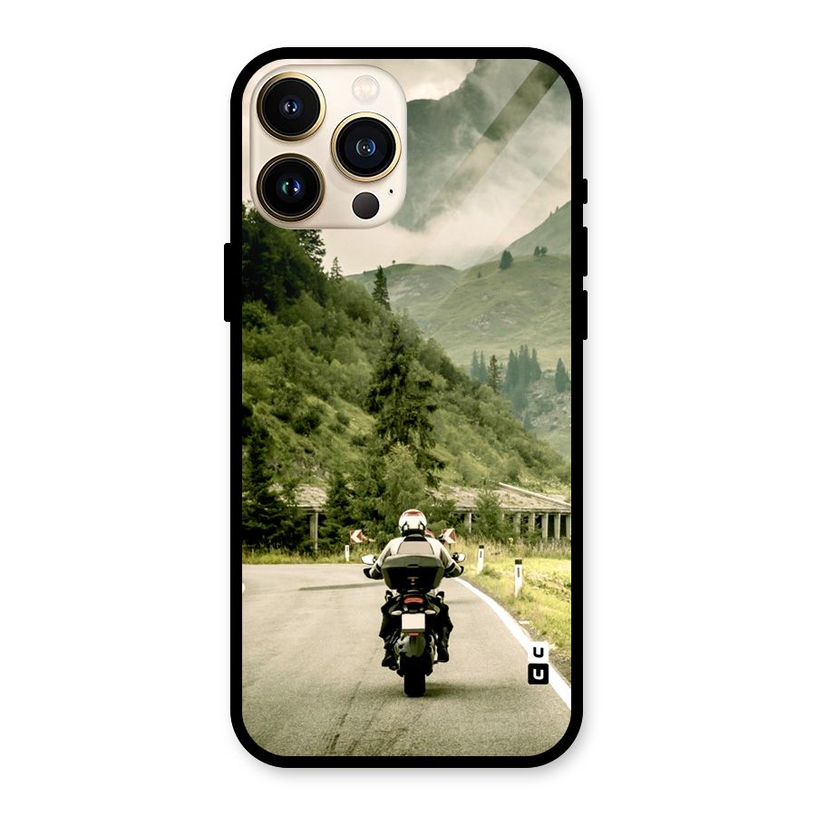 Nature Bike Glass Back Case for iPhone 13 Pro Max