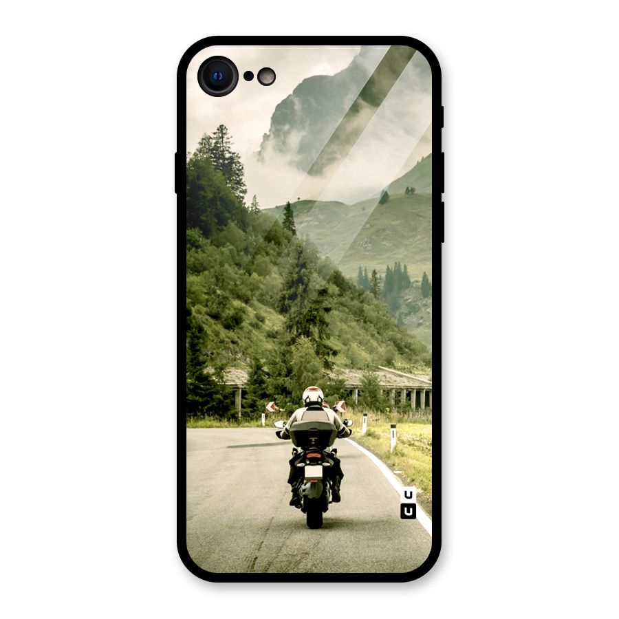 Nature Bike Glass Back Case for iPhone 7