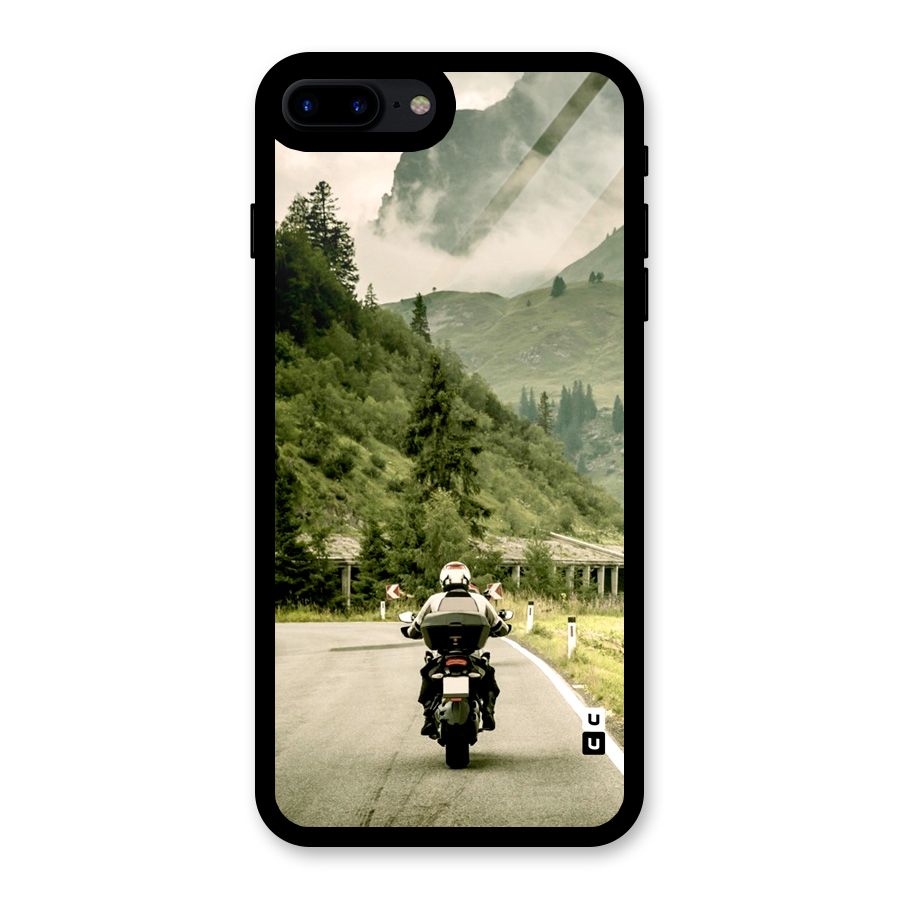 Nature Bike Glass Back Case for iPhone 8 Plus