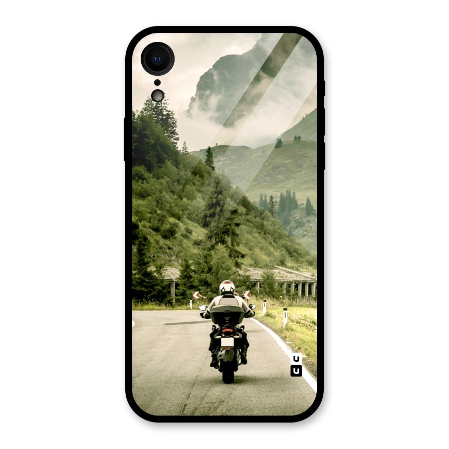 Nature Bike Glass Back Case for iPhone XR