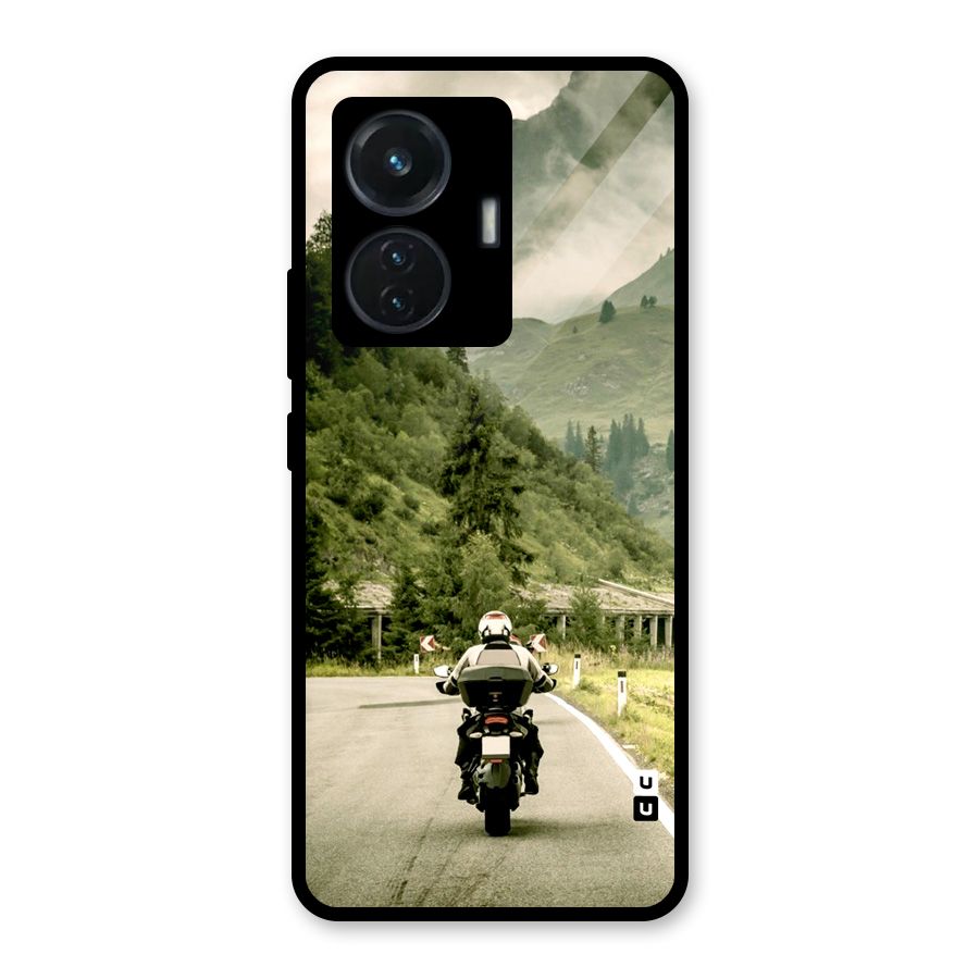Nature Bike Glass Back Case for iQOO Z6 44W