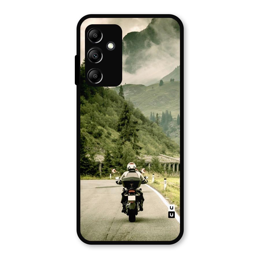 Nature Bike Metal Back Case for Galaxy A14 5G
