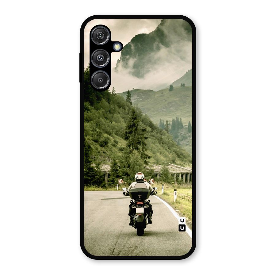 Nature Bike Metal Back Case for Galaxy M34 5G