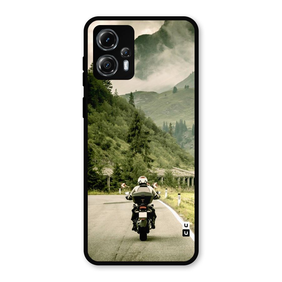 Nature Bike Metal Back Case for Moto G13