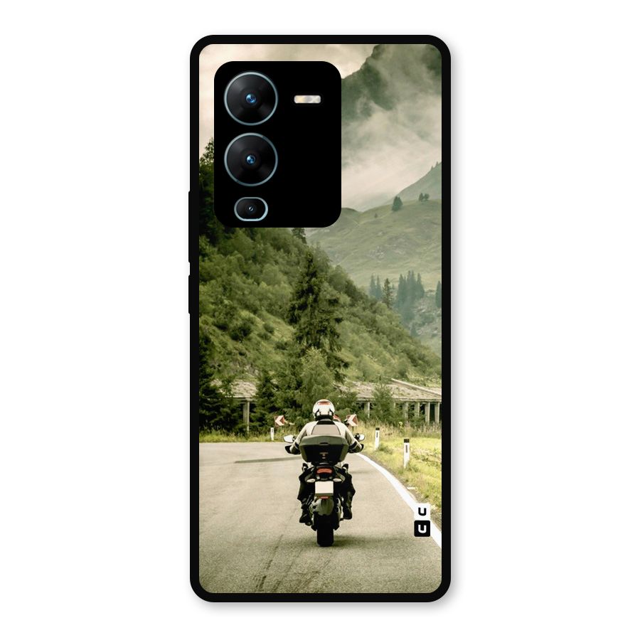 Nature Bike Metal Back Case for Vivo V25 Pro