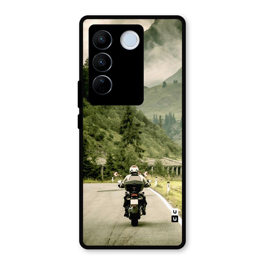 Nature Bike Metal Back Case for Vivo V27