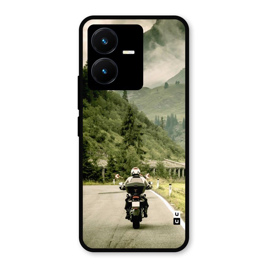 Nature Bike Metal Back Case for Vivo Y22