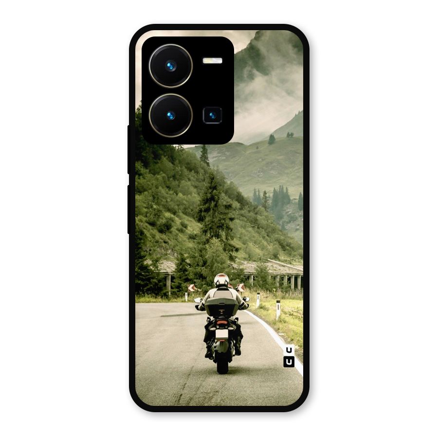 Nature Bike Metal Back Case for Vivo Y35