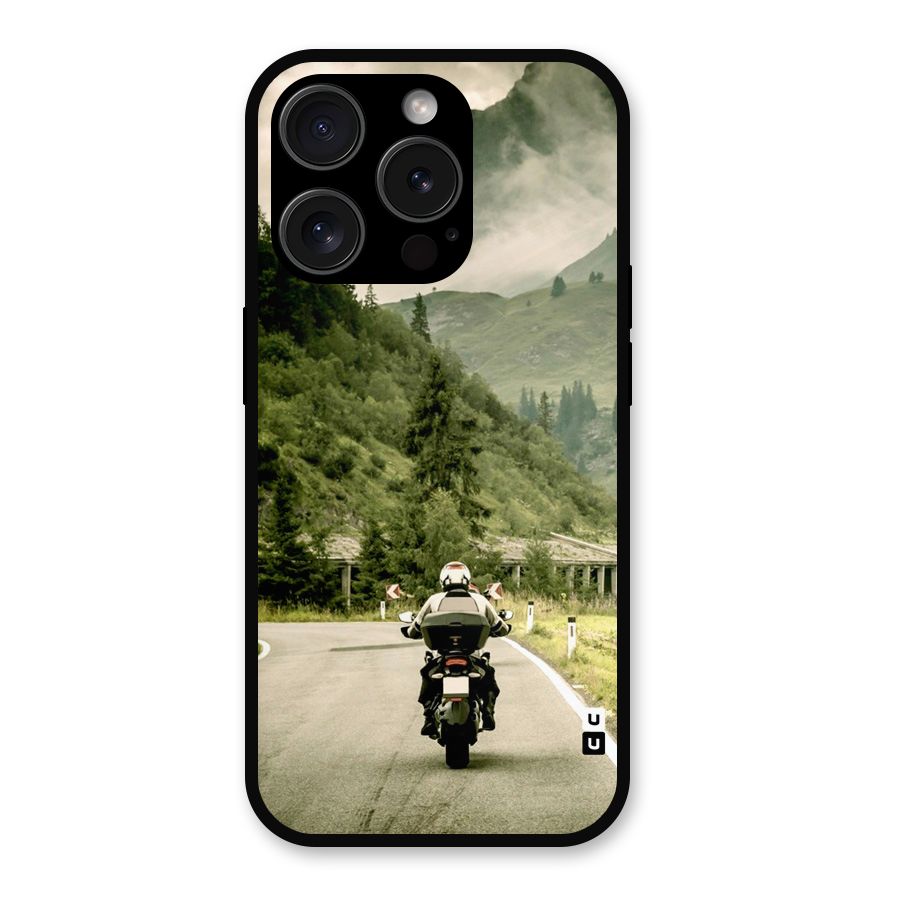 Nature Bike Metal Back Case for iPhone 15 Pro