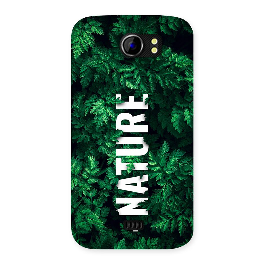 Nature Leaves Back Case for Canvas 2 A110