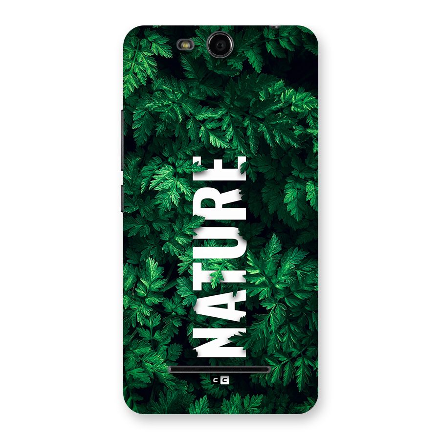 Nature Leaves Back Case for Canvas Juice 3 Q392