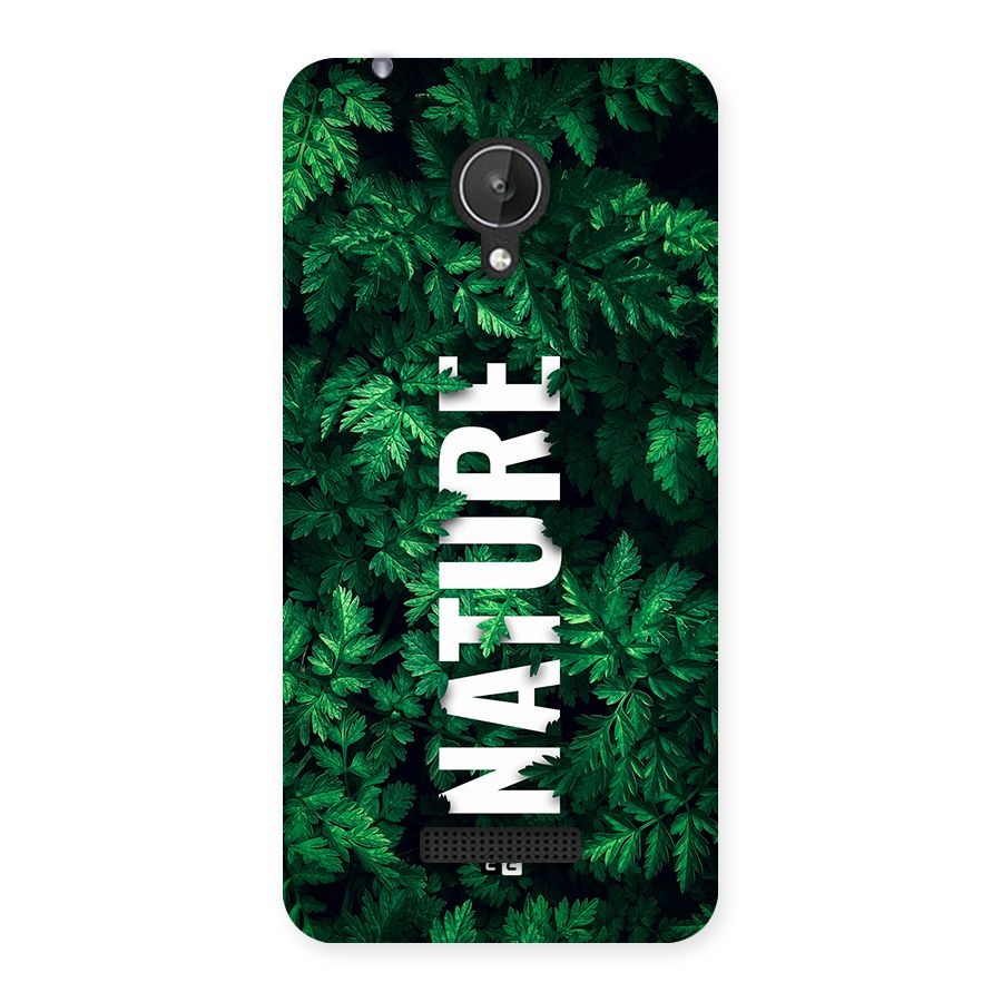 Nature Leaves Back Case for Canvas Spark Q380