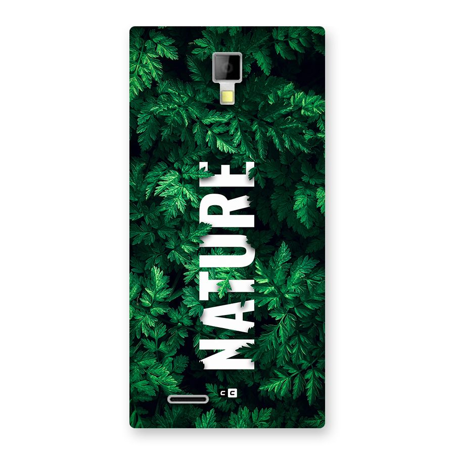 Nature Leaves Back Case for Canvas Xpress A99