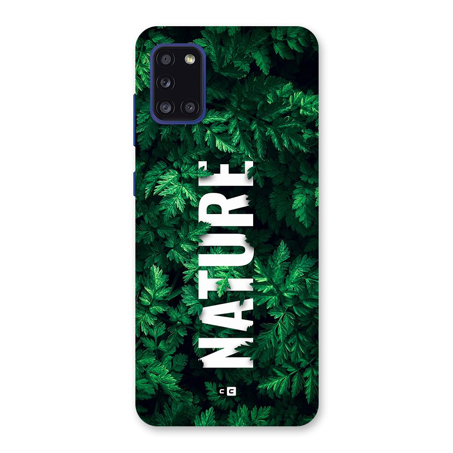 Nature Leaves Back Case for Galaxy A31