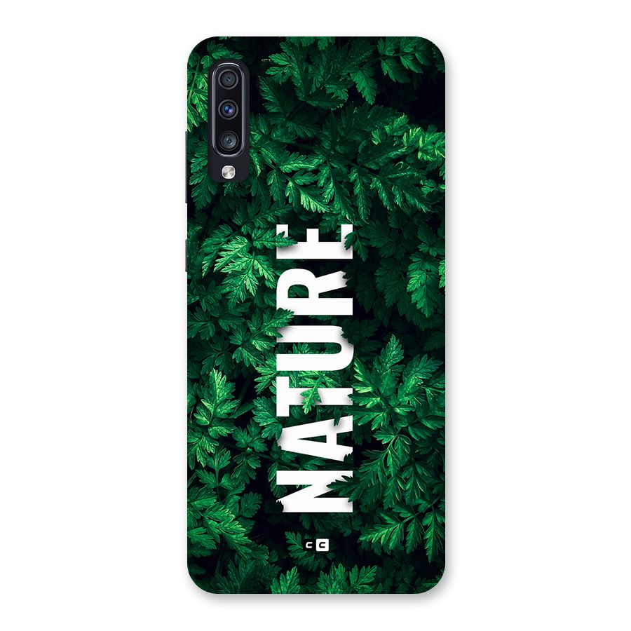 Nature Leaves Back Case for Galaxy A70