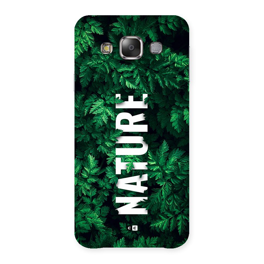 Nature Leaves Back Case for Galaxy E7