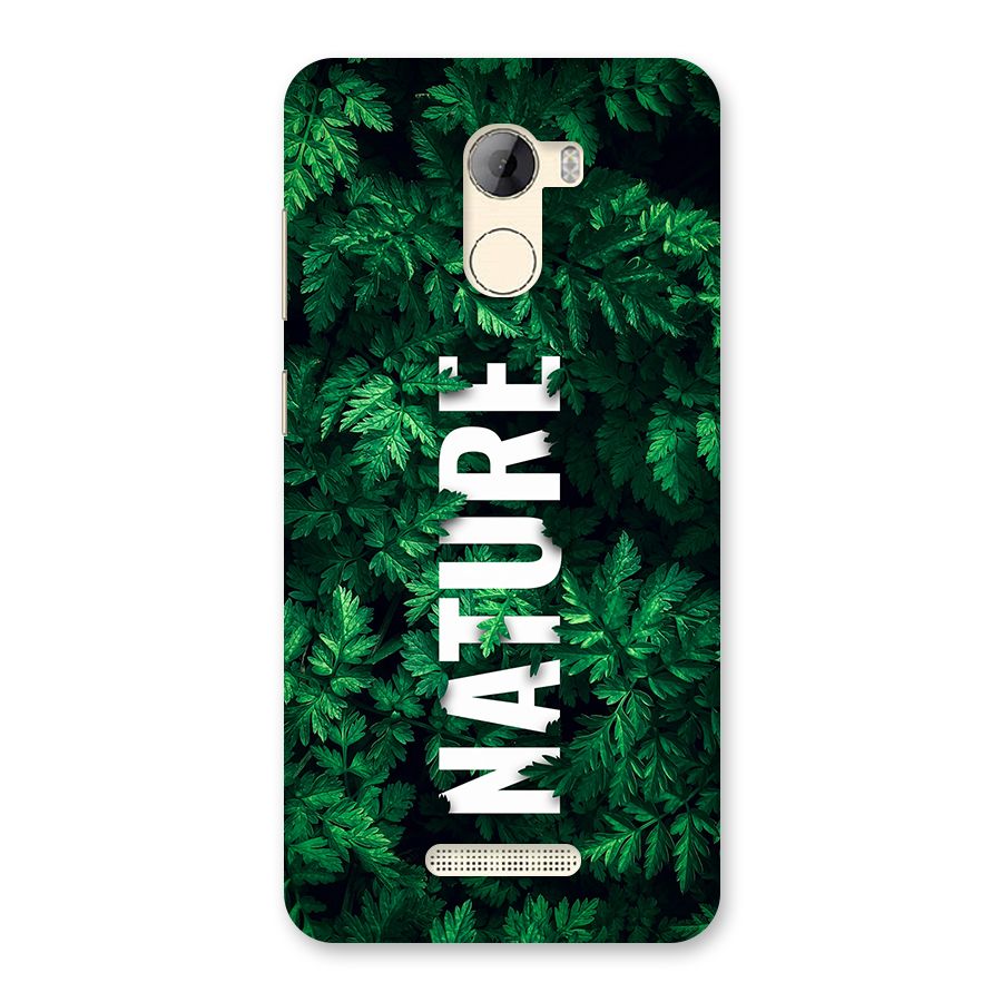 Nature Leaves Back Case for Gionee A1 LIte